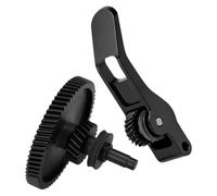 3D Printer Extruder Gear Assembly Integrated Shaft Design for H2S | Hardened Steel Working Gears, DLC-Coated Finish, Two-Bearing Configuration for the Extruder Gear Assembly