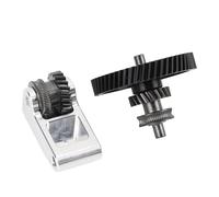 3D Printer Extruder Gear Kit for X1 Series P1P P1S, Replacement Extrusion Head Gear with One - Piece Shaft, Helical Nano - Coated Steel Gears for Smooth Filament Feeding