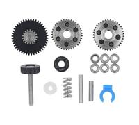 3D Printer Extruder Gear Kit, Hardened Steel Dual Gear Extruder Kit for HGX LITE 2.0, High Accuracy Drive Gear Set with Bearings and Support Columns for Consistent