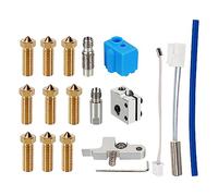3D Printer Extruder Heater Cartridge Thermistor 0.4-1.2mm Nozzles Metal Titan Handle Hotend Kit Compatible with Artillery Sidewinder X1 X2 Genius Pro Volcano Hot End