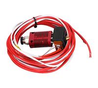 3D Printer Extruder Hot End Kit, Throat Optimization Brass Nozzle 3D Printer Nozzle Parts Pluggable Thermistor for ANET E12 for Ender3