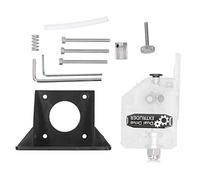 3D Printer Extruder Kit, Transparent Soft TPU Extruder for 1.75mm Filament, Dual Drive Gear with Adjustable Spring Pressure, Compatible Replacement for Ender 3 Pro CR10