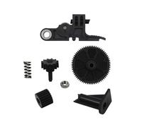 3d Printer Extruder Structure Kit Parts With Extrusion Handle,Big Gear,Knurled Stud,Spring, Guide Tube(Knurled Stud)