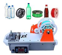 3D Printer Extruders, Recycled Pet Filament Maker, Recycled PET Bottle Recycling Machine with Digital Temperature Control Converting Recycled PET Bottles Network B