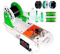 3D Printer Extruders, Recycled Pet Filament Maker, Recycled PET Bottle Recycling Machine with Digital Temperature Control Converting Recycled PET Bottles Network B