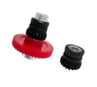 3D Printer Feed Gear Replacement Parts for S1 Extruder Assembly Set, Bearing Guided Layout, Integrated Shaft Detail, Routine Repair Option