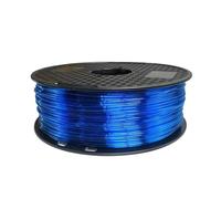 3D Printer Filament, 1.75mm Flexible TPU 3D Printing Filament No Bubble Non-Toxic Sublimation 3D Printer Plastic Material TPU Filament 0.5KG/0.25KG(1A Trans-Blue 500g)