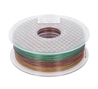 3D Printer Filament, 1.75mm Multi Colour Silk PLA Filament Bundle with High Transparency and Good Toughness, Ideal for Vibrant 3D Printing Projects