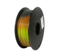 3D Printer Filament, 1.75mm PLA 3D Printer Filament, Color Change with Temperature 31-45 Degrees Dark Green to Red to Yellow 3D Printing Material(DK G to R to Y-250g)
