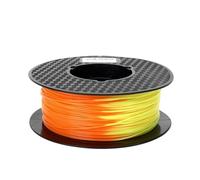 3D Printer Filament, 1.75mm PLA 3D Printer Filament, Color Change with Temperature 31-45 Degrees Dark Green to Red to Yellow 3D Printing Material(Orange to YE -250g)