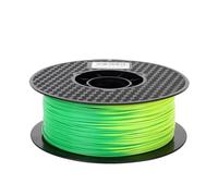 3D Printer Filament, 1.75mm PLA 3D Printer Filament, Color Change with Temperature 31-45 Degrees Dark Green to Red to Yellow 3D Printing Material(Green to yellow-250g)