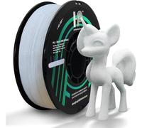 ,3D Printer Filament 1.75mm, PLA Filament 1.75mm, Free 3D Pen Filament,Fit Most FDM Printer , Dimensional Accuracy +/- 0.02 mm, t 1 KG / 2.2Lbs Spool (Glitter-White)