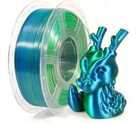 3D Printer Filament 1kg 3D Printer PLA Silk Filament 1.75mm Multi-Color Texture Smooth Gradient Effect Material(Blue - Green)