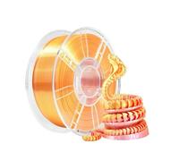 3D Printer Filament 1kg 3D Printer PLA Silk Filament 1.75mm Multi-Color Texture Smooth Gradient Effect Material(Flour - Gold)