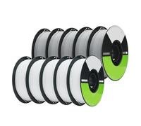 3D Printer Filament 3/5/10 PCS PLA 1.75mm 3D Printer Filament for K1 MAX/ K1C(5White 5Grey)