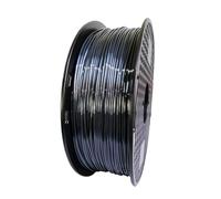 3D Printer Filament, 3D Printer 1.75mm PLA Filament, Silk Rose Gold 250g/500g/1kg Shiny Metallic Feel 3D Printing Material Silky Shine Printe Filament(Black 1kg)