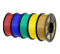 3D Printer Filament 3D Printer Filament 5Rolls PLA Plus 23 Colors 1.75mm FDM Materials(PLAPLUS 5MIX6)
