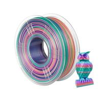 3D Printer Filament, 3D Printer Filament, PLA 1.75mm Wood Marble Special Effect 3D Printing Materials, 1kg/500g/250g Plastic Filament Wooden Rainbow(PLA Rainbow B- 1kg)