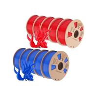 3D Printer Filament, 3D Printer PLA/Rainbow Filament 1.75mm 10 Rolls, 3D Printing Materials for 3D Printer&3D Pen(PLA 5RD5BL)