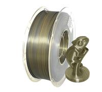 3D Printer Filament - Bi-Color PLA Filament, Color Changing, Silky Gloss | 1.75mm 1kg Spool for Most 3D Printers, Printing, Free, Strong Bond, Home, Office, E