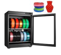 3D Printer Filament Dry Cabinet, 10-12 Spool Storage Box for 1kg Rolls, Moisture-Proof Dehumidifier for Nylon PLA ABS PETG TPU, Home & Business