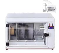 3D Printer Filament Dryer Box, 4 Spools Large Capacity, 360° Hot Air Circulation Heating, 0-110℃ Adjustable Constant Temperature, Metal Enclosure Filament Dry Cabinet
