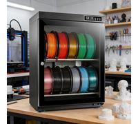 3D Printer Filament Dryer Box, Anti-Moisture Storage for 10-12 Spools (1kg), Intelligent Humidity Control, Dustproof, for Small Studios