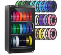 3D Printer Filament Dryer Box with Auto Humidity Control, Anti-Moisture Storage Solution for Home & Small Studios, 10W, 115L Capacity