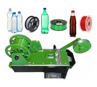 3D Printer Filament Extruder Machine, Recycled PET Digital Display, Adjustable 300°C Temperature for Fiber Drawing, Home Use and Small Studio
