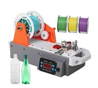 3D Printer Filament Maker, Recycled PET Bottle Recycler, Adjustable Temperature and Speed for Wire Coiling and Drawing