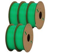 3D Printer Filament PLA Filament 1.75mm 3D Printer 5/10Rolls Printing Plastic Material for FDM Mix(5Roll Green)