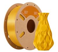 3D Printer Filament PLA Filament 1kg 1.75mm 3D Low Shrinkage Consumable for Printer(Mango Yellow)