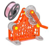 3D Printer Filament Respooler, Electric & Hand-Cranked Rewinder, Removable Modular Design, Compatible with 1kg Filaments, Welding Wires & Textile Yarns