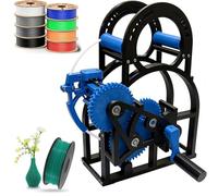 3D Printer Filament Respooler, Hand Crank Spool Winder for 1kg PLA/PETG/TPU/ABS, Detachable Modular Bearing Shaft