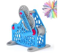 3D Printer Filament Respooler Manual Spool Rewinder, Removable Modular Design for 1kg Spools, Smooth Rotation for 3D Printing Enthusiasts and Textile Artists