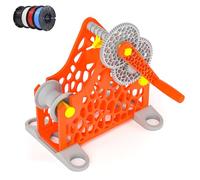 3D Printer Filament Respooler - Manual Spool Winder with Detachable Design and 2 Winding Methods for 1Kg Spools, Ideal for 3D Printing Enthusiasts