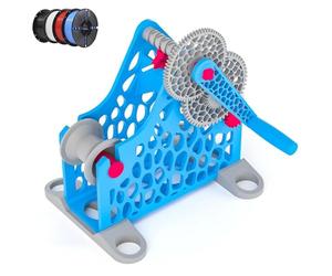 3D Printer Filament Respooler, Manual Winder for 1Kg Spools, Detachable Design, 2 Winding Methods for 3D Printing Enthusiasts