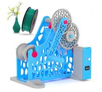 3D Printer Filament Retractor, Repooler for 1Kg Spools, Uniform Wire Routing, Removable Modular Design for Enthusiasts, Welders, Artists
