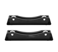 3D Printer Filament Spool Holder ABS Fixing Bracket Stand Seat Sturdy Durable Smooth Sliding Anti Jamming Easy to Use for PLA ABS TPU 3D Printing Materials Black 2 Pack