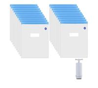 3D Printer Filament Storage Bag PLA ABS PETG Vacuum Bag Dryer Safekeep Humidity Resistant Sealing Bags Keep Filament Dry Sealed(20 Bags-Manual Pump)