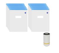 3D Printer Filament Storage Bag PLA ABS PETG Vacuum Bag Dryer Safekeep Humidity Resistant Sealing Bags Keep Filament Dry Sealed(10 Bags-Auto Pump)