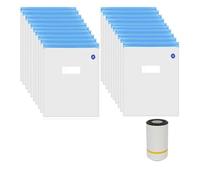 3D Printer Filament Storage Bag PLA ABS PETG Vacuum Bag Dryer Safekeep Humidity Resistant Sealing Bags Keep Filament Dry Sealed(20 Bags-Auto Pump)