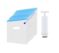 3D Printer Filament Storage Bag PLA Filament Vacuum Bag Dryer Safekeep Humidity Resistant Sealing Bags Keep Filament Dry Sealed(10 Bag -1 Pump)