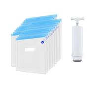 3D Printer Filament Storage Bag PLA Filament Vacuum Bag Dryer Safekeep Humidity Resistant Sealing Bags Keep Filament Dry Sealed(20 Bag -1 Pump)