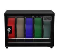 3D Printer Filament Storage Box, 25L Dehumidifier Cabinet with LCD Display, Controls Humidity RH25%-RH60%, Holds Up to 5 Rolls, Compatible with PLA, ABS, PETG, TPU
