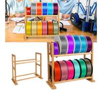 3D Printer Filament Storage Rack, 2-Tier Filament Storage Rack for Filament Spools 3D Printer Accessories for Printing Studio Workshop Garage Office 42x20x41 cm