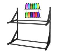 3D Printer Filament Storage Rack - Double Layer 3D Printer Filament Organizer Rack | Wall Display Stand For Business Workshops Business Use Save S