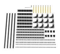 3D Printer Filament Storage Rack Heavy Duty Aluminum Alloy Wall Mount Organizer Shelf for 12 Rolls of 200mm Diameter Spools