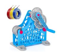 3D Printer Filament Winder, Hand-Cranked Manual Respooler for 1kg Spools, Removable Modular Design for Printing Enthusiasts