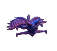 3D Printer Fox Toy - Articulating Fidget Sculpture Featuring Fantasy Animal Styling, Movable Action Figure Concept | Interactive Play Object Designed For Tactile Enjoyment, Creative Focus